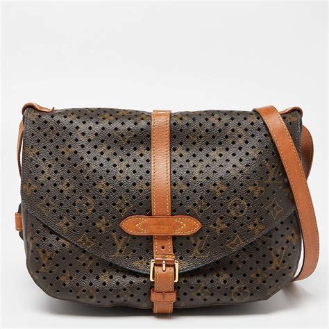 louis vuitton saumur perforated|Louis Vuitton saumur bb handbags.